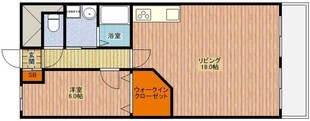 サンプラザ新石切の物件間取画像